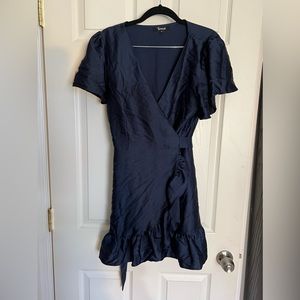 Blue Wrap Dress from Francesca